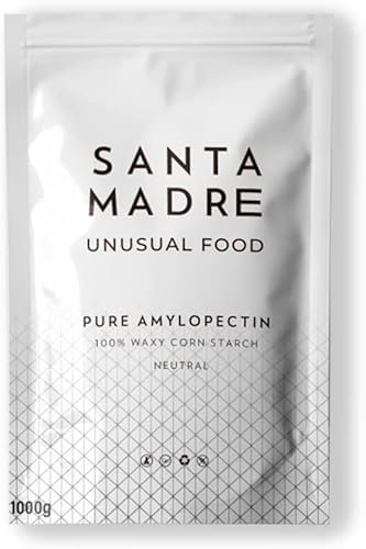 SANTA MADRE | PURE AMYLOPECTIN | 1000g | Sabor Neutro | Bebida energética en polvo | Potente carbohidrato sin gluten para durante o después del esfuerzo físico (Neutral)