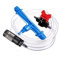 INYECTOR de Fertilizante Venturi de riego, Kit de Dispositivo de riego de jardín Inyector de Fertilizante 1/2+ Interruptor + Filtro + Tubo de Agua | Inyector Venturi Fertilizante 20Ø 1/2 Regulable