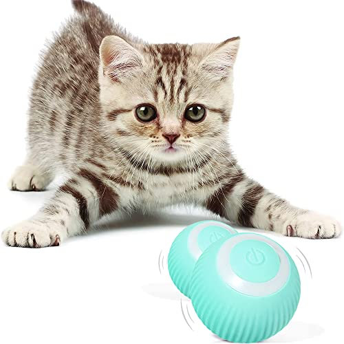 Interaktives Katzenspielzeug Ball, Katzenspielzeug Intelligenz Katzenball Elektrisch, Automatisches Katzenspielzeug für Katzen