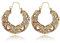 Cubahop Vintage Mandala Blume Quaste Pailletten Ohrringe - Tribal Ethnische Hoop Schmuck Geschenke für Frauen und Mädchen (Gold C)
