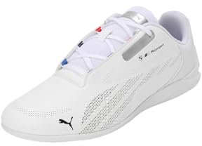 PUMA Unisex BMW MMS Drift Cat Decima 2.0 Sneaker, White, 38 EU