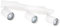 KOLORENO Halogen-Anbauleuchte Spoti - Aufbauleuchte Wand und Decke - Aufbauleuchte Aufbaustrahler GU10 - Aufbauleuchte Strahler Lampe x3 - Deckenstrahler Aluminium - Weiß, 380 x 250 mm