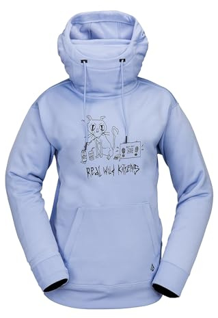 Volcom Damen Riding Hydro Hoodie Fleece Snowboard Ski Sweatshirt Kapuzenpullover