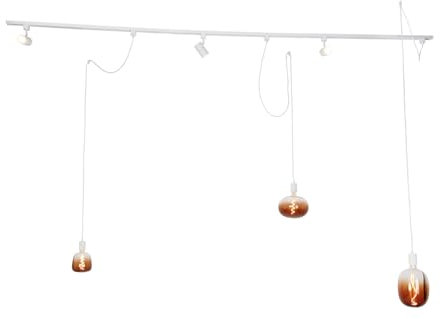 QAZQA - Modern 1-Phasen-Schienensystem Komplettset I Spotlight I Deckenspot I Deckenstrahler I Strahler mit 3-flammig Spotbalken Spot I Spotlight I Deckenspot I Deckenstrahler I Strahler I Lampe I Leu