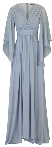 Kraimod Women's Kleid Dress, Blau staubig, 42