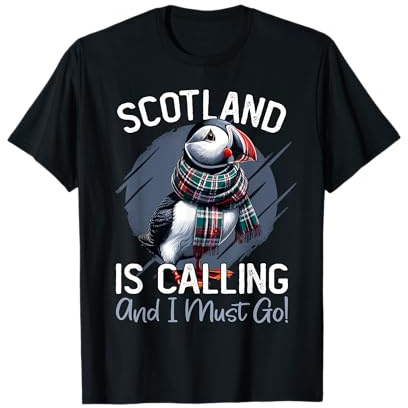 Scotland & Papageientaucher | Schottland ruft und ich muss gehen T-Shirt