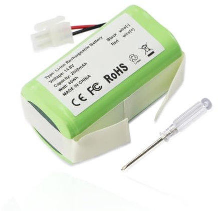 ANTIEE 2800mAh A4-M26-4S1P-1 Robot Ersatz Akku für ILIFE A4s, A4s pro, V7, V7S, V7 PRO, V7 Plus, A6, A7, A8, A9, A10, W400, W400s, W450 Vacuum Cleaner RoboVac PX-B020 4INR19/66 M26-4S1P-1 14.8V