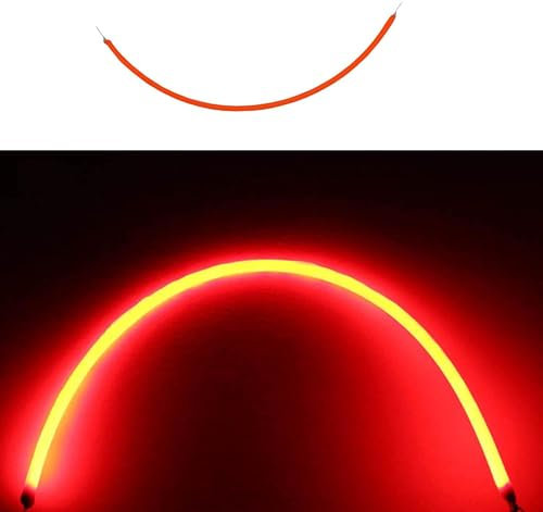 SquarezhenBo DC3V 130mm-rot Warm 2200K Retro Edison Bulb LED Filament Lamp Parts, Retro Dioden Edison Bulb LED Filament Innenbeleuchtung