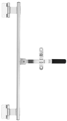 LONFFERY 36 Enclosed Trailer Door Latch | Cargo Hinged Cam Bar Lock, Hinged Hasp Latch Handle Assembly Side, Swing, Folding Ramp, RV Hauler Fold Down Door