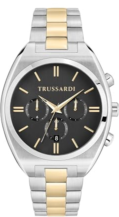 Trussardi Herrenuhr, Multifunktion, Analog, 44 mm, Metropolitan-Kollektion – R2453159009