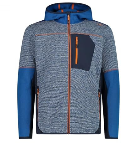 CMP, JACKET FIX HOOD, 34H2677, Basic Blue, 58, Man