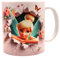 Shopi Zone Taza de cerámica, dibujo animado hada, taza creativa, tazas únicas para momentos inolvidables