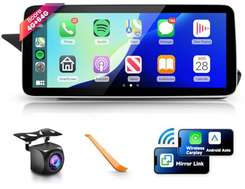 12.3 Zoll Android 13 Autoradio für Mercedes-Benz E-Classe W212 S212 W207 C207 A207 2012-2014 NTG4.5, 8 Kern 4+64G CarPlay Android Auto Drahtlos IPS Touchscreen GPS WiFi Bluetooth FM RDS Rückfahrkamera