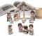 12 Stuck Krippenfiguren Set Weihnachten, Heilige Familie Figur, Krippenfigur Heilige Familie, Traditionelle Weihnachtskrippen Figuren Krippe Set für Krippen Weihnachtsdeko