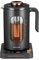 Electric Tea Kettle, INTASTING Glass Electric Kettle with tea Infuser and Precise knob temperature control, 1200W Fast Heating, BPA-Free, Easy to Clean, for Tea and coffee, Dark Grey (Dark Gery)