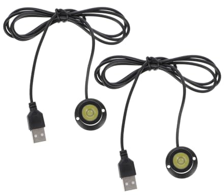 Homoyoyo 2 Stück Kleine Scheinwerfer Im Innenbereich Led Usb Schrankleuchte Mit Einstellbarem Lichtwinkel Mini Led Strahler Für Schrank-Innenstrahler Schmucklicht Und Mini-Strahler Für Displays