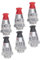 NOLITOY Safety Valve Accessories Set for Pressure Cookers 6pcs Aluminum Alloy Parts for Pressure Cookers