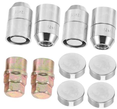 Alipis 10 Stück Reifen-diebstahlsicherungsschrauben Fahrrad-radschloss Anhänger Radsperre Universal-radschlossschlüssel Lenkradsperre Autoplattenschraube Radsperren Vorziehen Metall