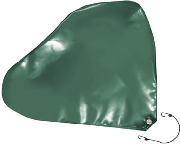 ANKO PLANEN Deichselabdeckung für Wohnwagen und Anhänger - Premium Deichselhaube aus LKW PVC Plane, 680g/m² (Grün RAL6005, 88cm x 70cm (für ungebremste Deichseln))