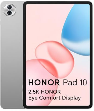 HONOR Pad 10 Tablet 8+256GB, 12,1-Zoll 120Hz 2,5K Dispaly, Snapdragon 7 Gen 3, 10100mAh Akku, Sechs Lautsprecher, Android 15, Wi-Fi-Tablets, Grau