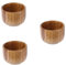 Luxshiny 3 Piezas Taza de Madera Natural Bebidas Vaso Clásico Multifuncional Vino y Decoración Artística y Saludable Hogar y Amigos