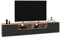 IDMarket - Mobile TV 180 cm ELI Legno Faggio Porte Nere