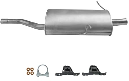 Ferroz Export Ersatz für Endschalldämpfer für BMW 318i 1998-2002 118 PS Stufenheck Coupe Auspuff
