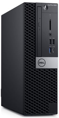 Dell Optiplex 5060 SFF Intel Core i5 8500 256GB SSD Festplatte 8GB Speicher Windows 11 Pro Desktop Computer Mini PC (Generalüberholt)