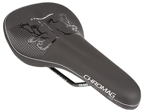 Chromag Trailmaster DT Sattel MTB/Cycle/VAE/E-Bike für Erwachsene, Unisex, Schwarz, 140 x 284 mm