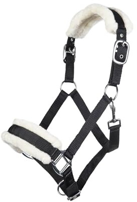 Posten Halfter-11796 schwarz Warmblut