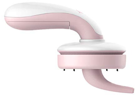 VOSAREA Mini Aspirateur Rechargeable pour Voiture Et Maison Collecteur De Poussière à Main Compact avec Brosse Nylon Rose