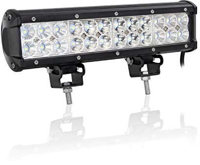 Willpower LED Scheinwerfer Offroad 12inch 72W LED Arbeitsscheinwerfer 12V Spotlight Flutlicht Combo Wasserdicht IP67 Zusatzscheinwerfer Traktor Truck Auto SUV UTV ATV Reflektor Rückfahrscheinwerfer