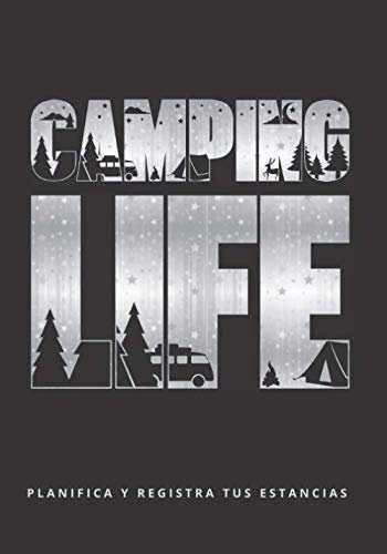 CAMPING LIFE: DIARIO DE CAMPING | PLANIFICA TU VIAJE Y LLEVA UN REGISTRO DE TUS ESTANCIAS | REGALO ESPECIAL PARA AMANTES DE LA NATURALEZA Y DE LAS CARAVANAS.