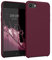 kwmobile Cover per Apple iPhone SE (2020/2022) / 8/7 Custodia - Back Case per Smartphone in Silicone TPU - Protezione Gommata - rosso fulvo