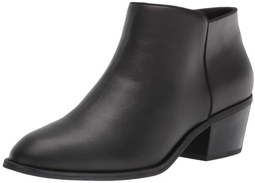 Amazon Essentials Stivaletti Donna, Nero Finta Pelle, 42 EU