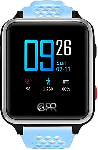 WATCHU Guardian Kids GPS Tracker Telefon Uhr mit SOS-Taste für Notfälle und Zwei-Wege-Anrufe mit Eltern und besten Freunden