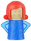 Yohencin Mikrowellen-Reiniger, Angry Mama Mikrowellen-Ofen, Dampf, Kühlschrank, Geruchsabsorber, entfernt mit Wasser und Essig, 1 Stück