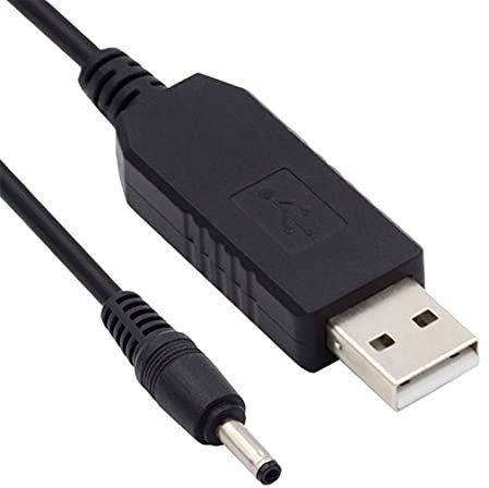 NFHK Cable 100cm USB 2.0 Type-A DC 5V to DC 12V 3.5x1.3mm Voltage Riser Boost Power Plug Barrel Connector