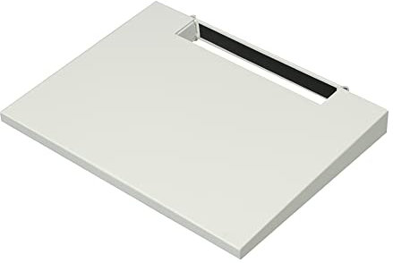 WALL Entertainment Shelf, Multimediagerät Ablage für TV-Ständer V4 - Perfekt für DVD/Blu-ray Player, Videospielkonsole, digitalen Videorekorder [DVR], Receiver, Satin Weiß