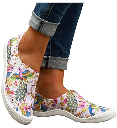 Fannyfuny Sneaker Damen Weiche Bequem Schuhe Schuhe Mit Luftkissen Täglichen Mode Schuhe Sandalen Mesh Slip-On Joggingschuhe Laufschuhe Sportschuhe Turnschuhe Sneaker Damen