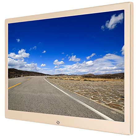 Digitaler Bilderrahmen, 12 Zoll 1080P HD Videorahmen, Full HD Display, 180° Betrachtungswinkel, Eingebaute Stereolautsprecher, Dual Mode Control, für Freunde und Familie