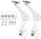Lid Support Hinge BADALU Toy Box Hinges Soft Close,Heavy Duty Lid Stay Hinges Perfect for Cabinet,Closet,Wardrobe or Toybox 110 Degree (1 Pair)