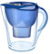 HAZARA Purificador de agua para el hogar de cocina, filtro de agua de carbón activado botella purificador de agua, sistema de filtración de agua mejorada dispensador alcalina-blue