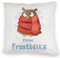 Kleine Frostbeule Kuschelkissen mit Spruch niedlicher Eule EIN bequemes DekoKuschelkissen für die Couch lustiges Eule Motiv Frostbeulen frieren Frauen Geburtstag Kuschelkissen