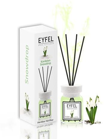 EYFEL Schneeglöckchen-Diffusor-Set, 120 ml, für Badezimmer und Zuhause