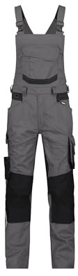 DASSY® Tronix Stretch-Arbeitslatzhose mit Kniepolstertaschen - Größe 66 - ANTHRAZITGRAU/SCHWARZ