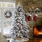 Best Artificial 8ft Arbol Christmas Tree Pre Lit with 1.5cm Pearl Led Lights & Extra Large Heavy Snow Flocked Down Sweeping Hinged Branches.