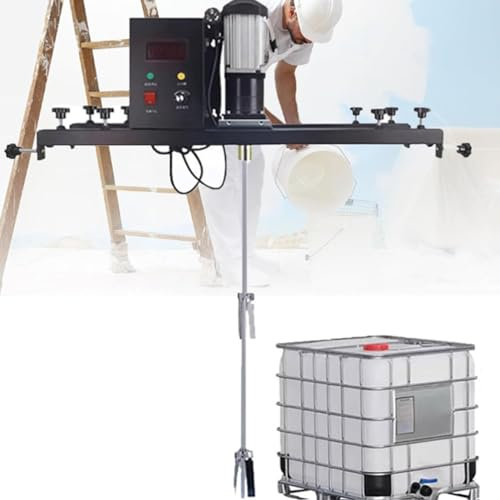 Handelsüblicher Fassrührer, 980 W elektrische Tankmischmaschine, IBC-Farbmischer, Klapppropeller, for Tintenlöserrührwerk