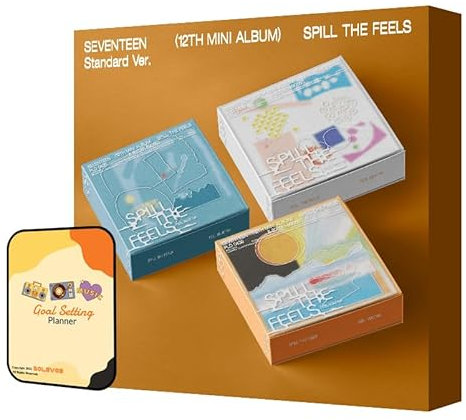SEVENTEEN 12th Mini Album SEVENTEEN Album [2 Ver. (Standard ver.)]+Pre Order Benefits+BolsVos K-POP Inspired Freebies