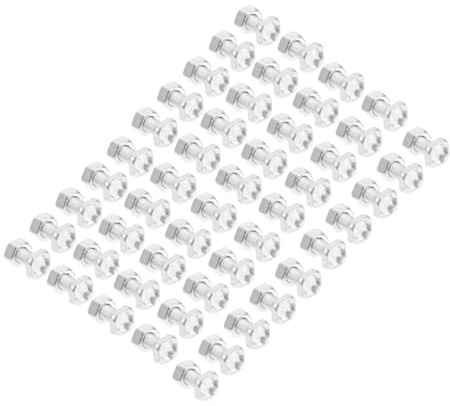 INOOMP 200sets Greenhouse Staging Bolts Greenhouse Nuts and Bolts Nuts and Corrosion for Repair